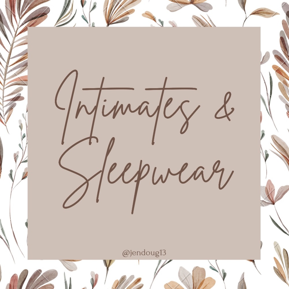 INTIMATES & SLEEPWEAR🤎